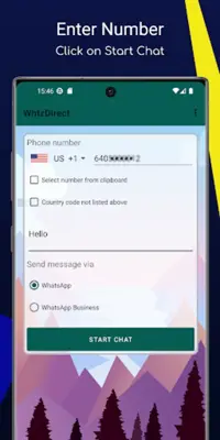 DirectChat android App screenshot 1